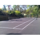 new residential surrey tennis court with net
