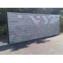 grey retaining wall