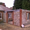 brick and stonework at surrey property