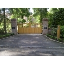 residential automated gate and driveway