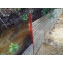 retaining wall construction