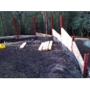 retaining wall construction