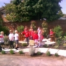 children in new outdoor areas