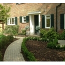 soft landscaping outside front of surrey home