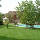 swimming pool in surrey garden