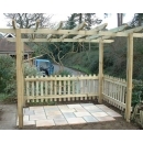 wooden pergola